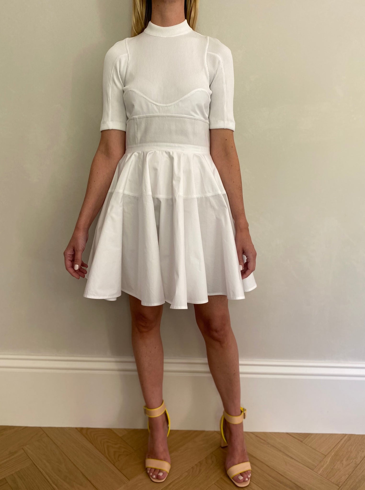 Preloved white cotton dress by Alexander Wang