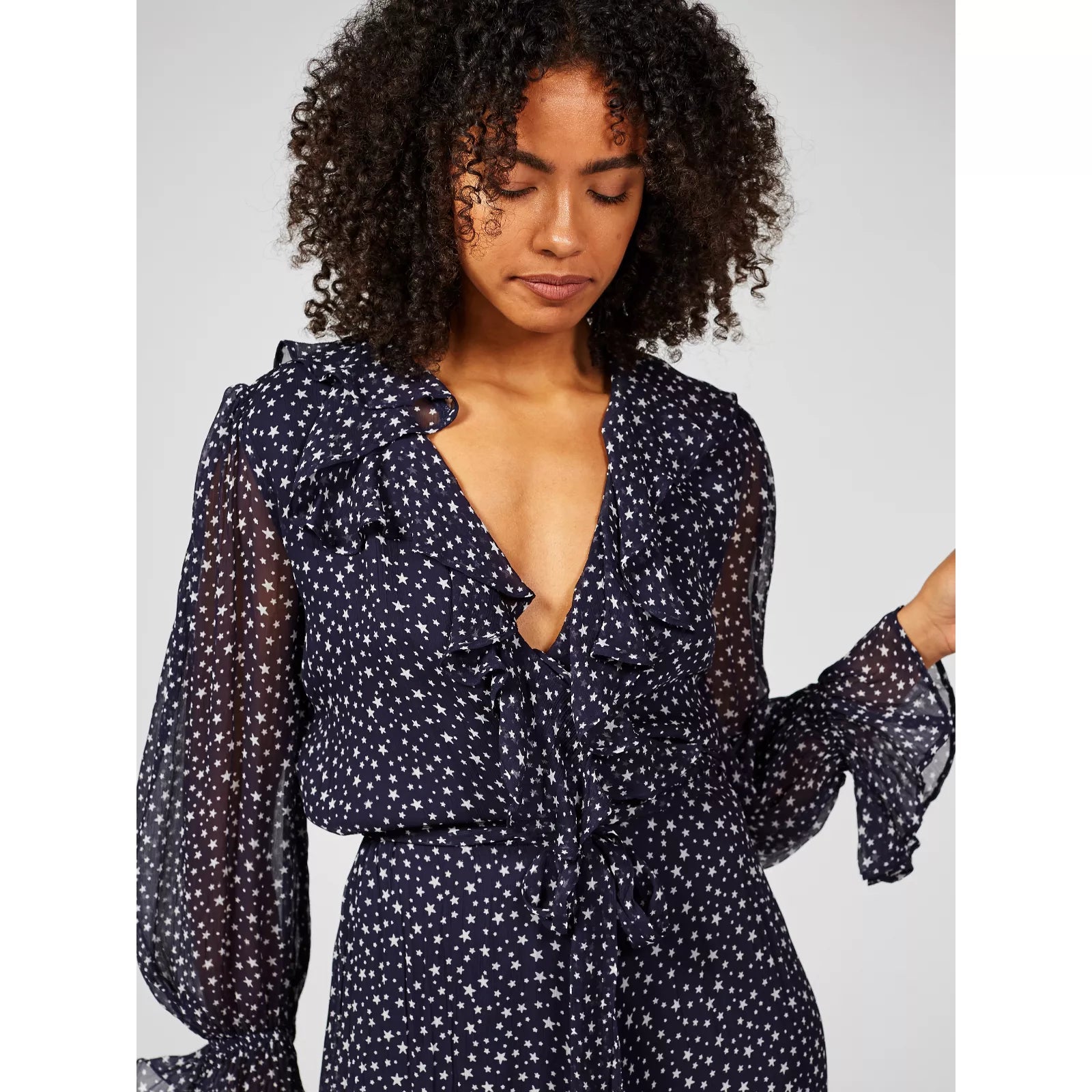 Ghost star print dress deals