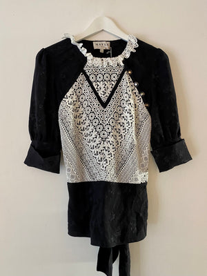 MAISON MAYLE Silk Blouse UK10