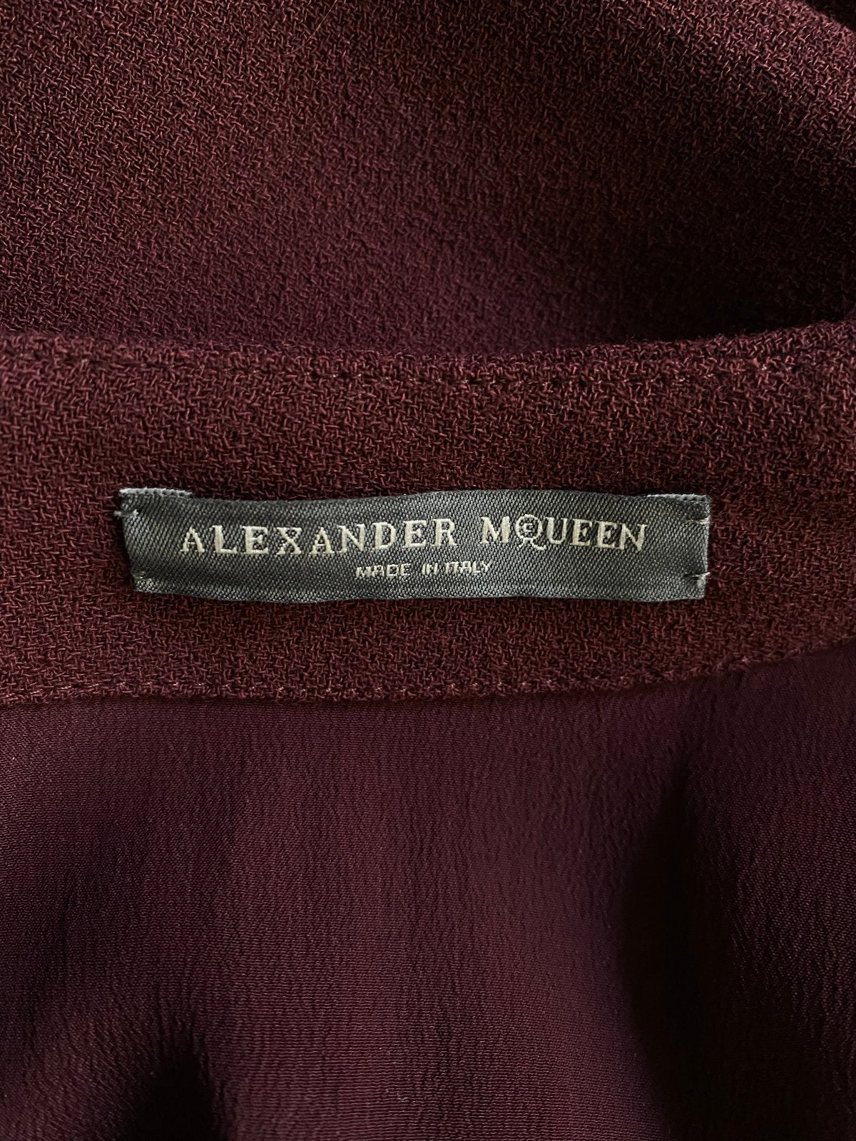 ALEXANDER MCQUEEN Peplum Dress UK8