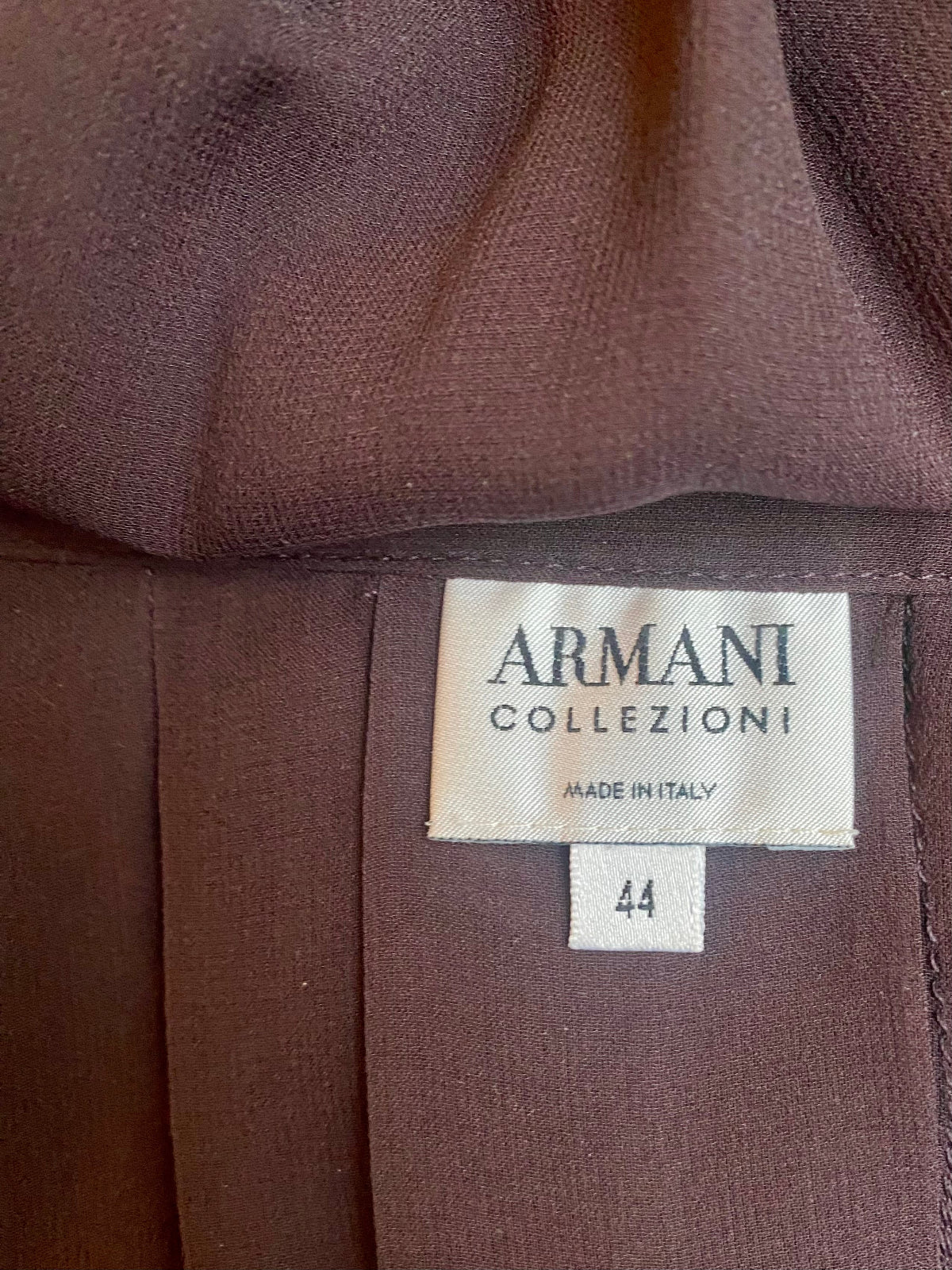 ARMANI Sheer Blouse UK8-10