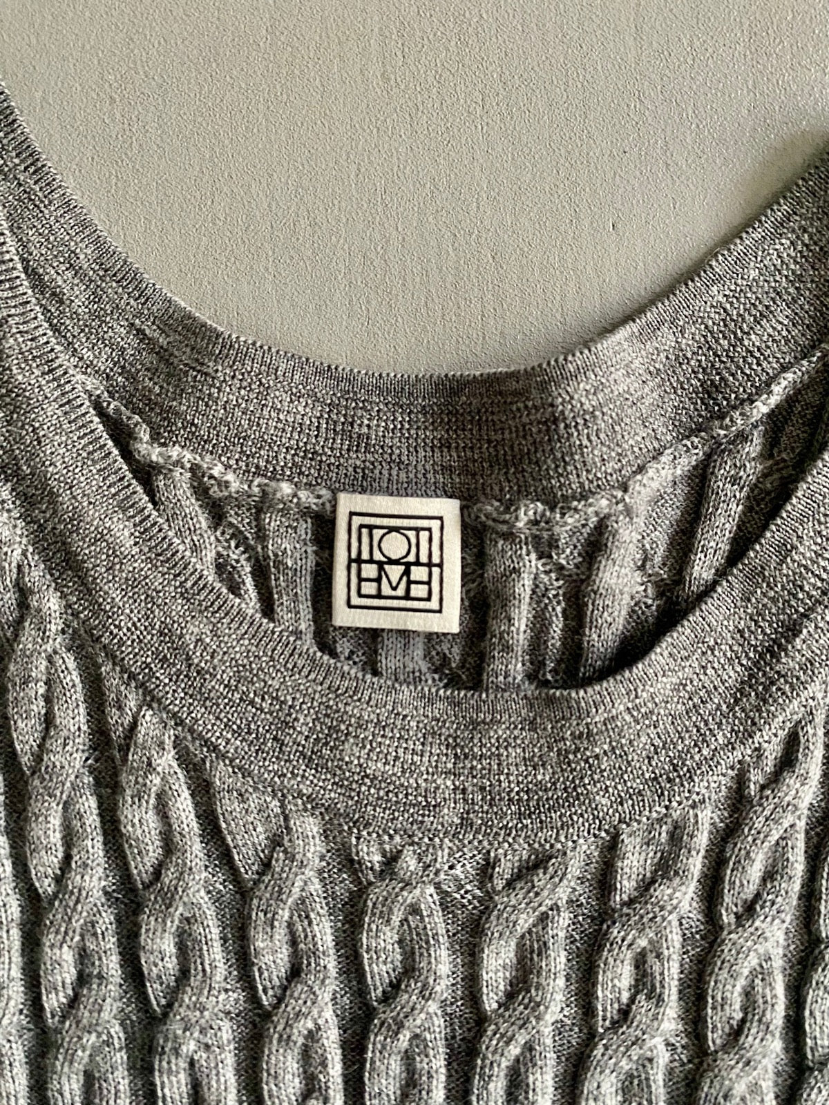 TOTÊME Wool Tank Top Size S-M