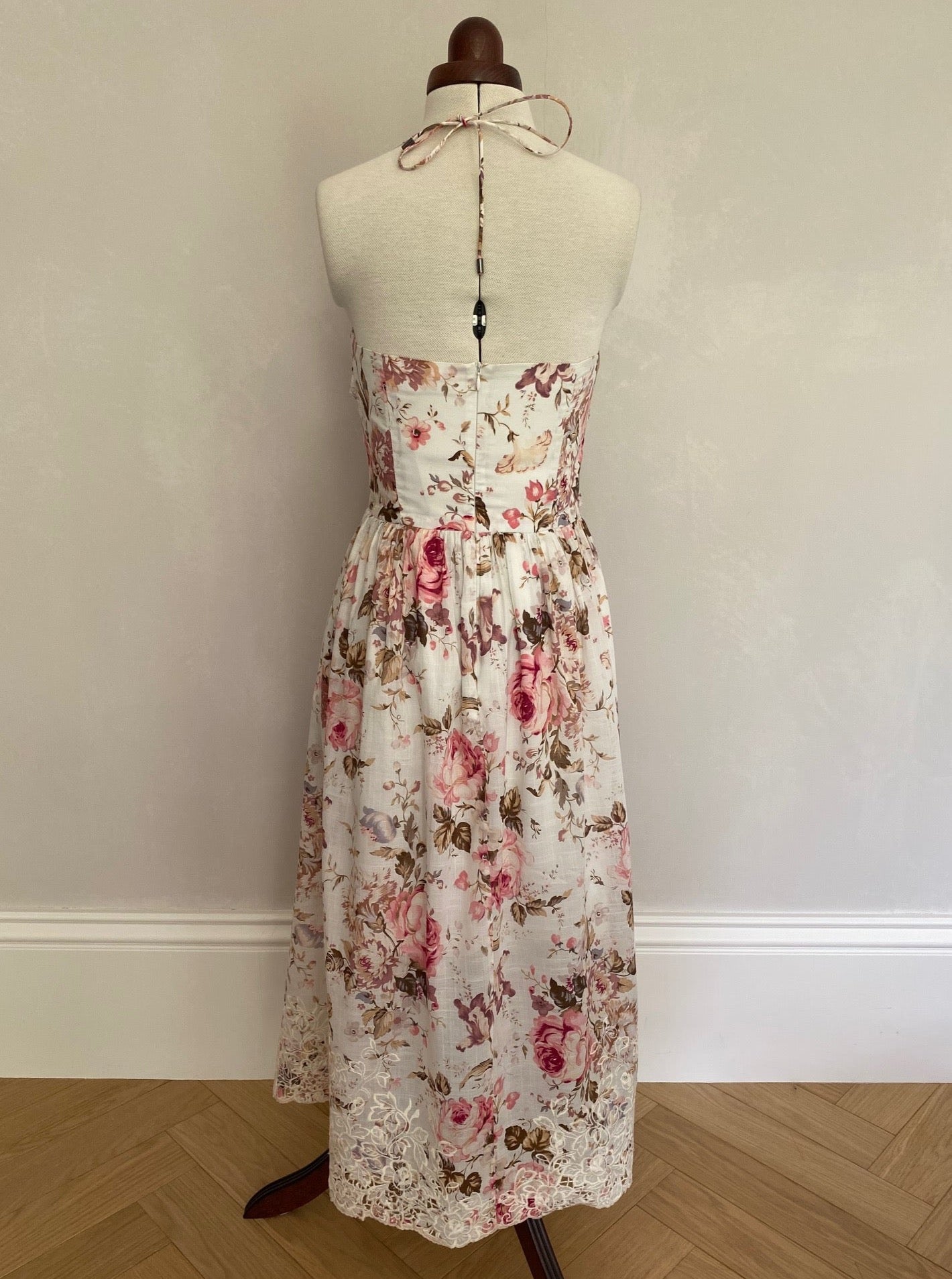 ZIMMERMANN Floral Tie Dress UK10