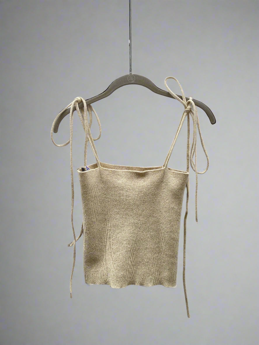 EXTREME CASHMERE Tie Strap Camisole