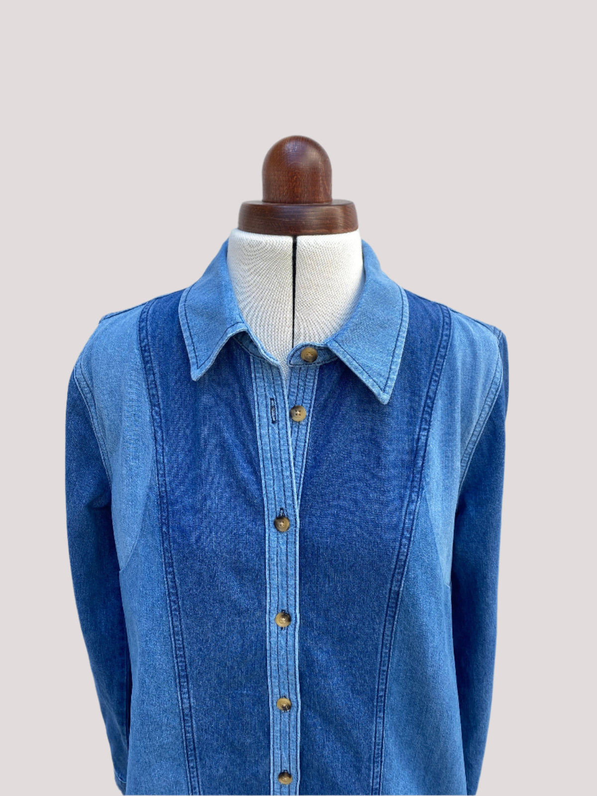 BA&SH Denim Shirt UK10