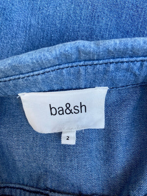 BA&SH Denim Shirt UK10
