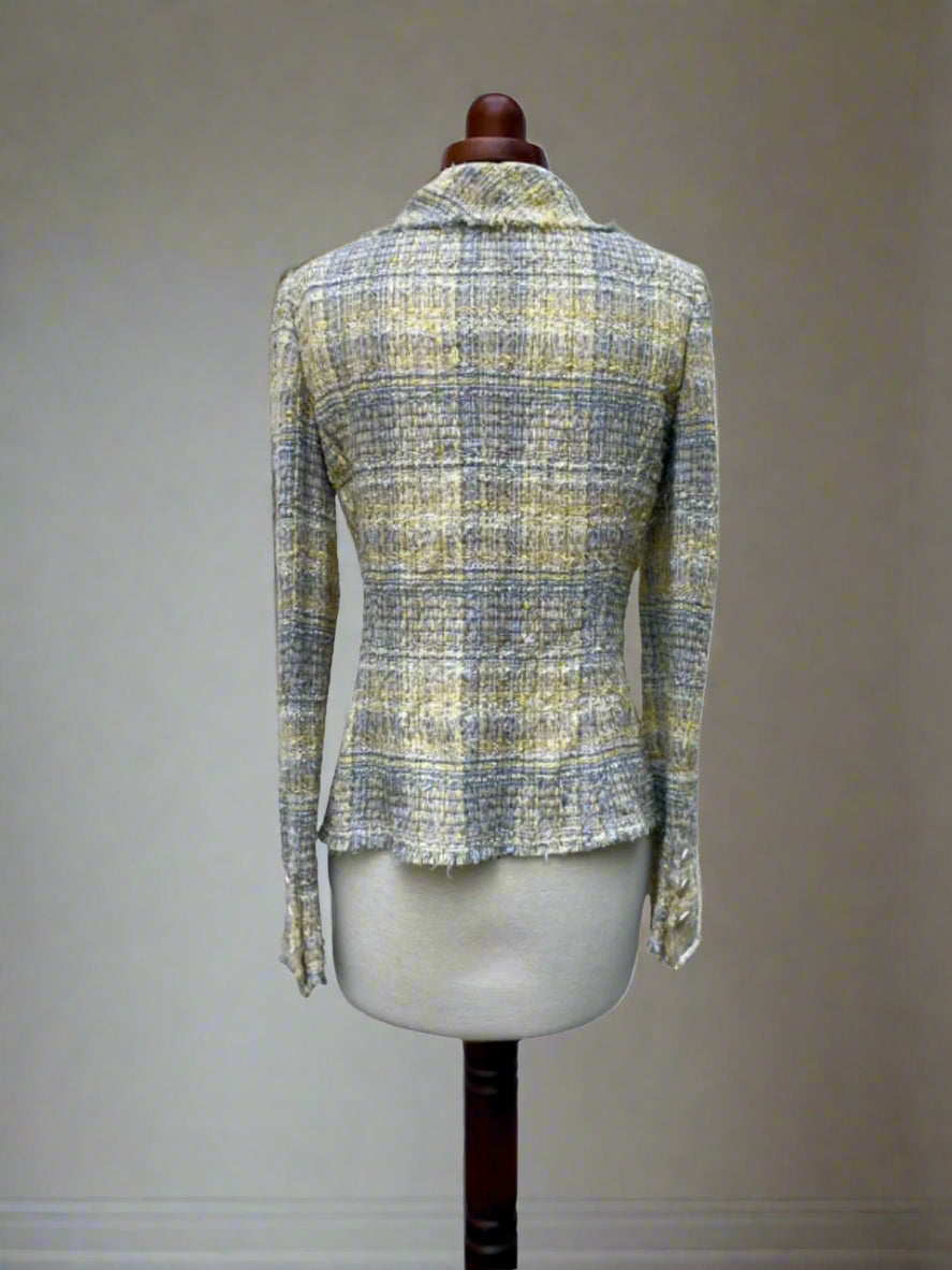 CHANEL Bouclé Tweed Jacket UK8-10