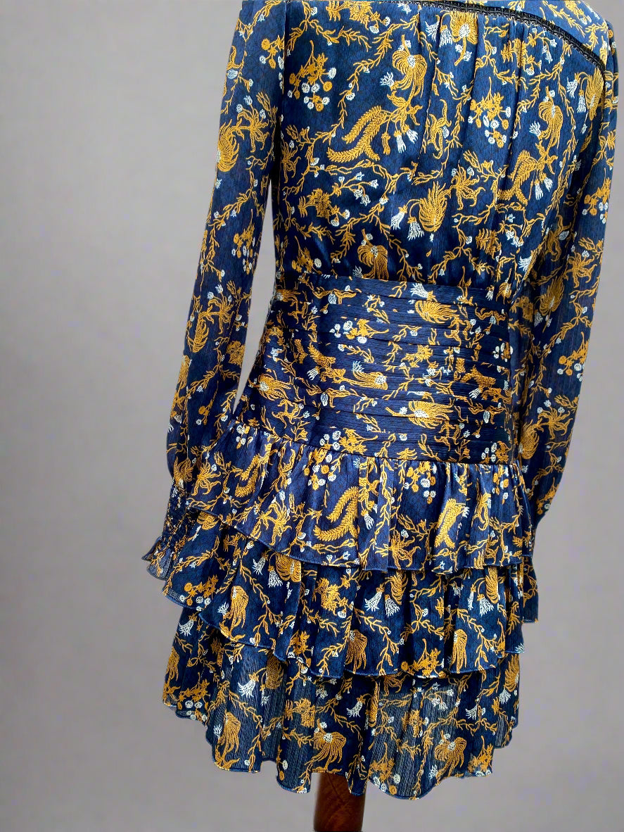 ME+EM Floral Mini Dress UK8