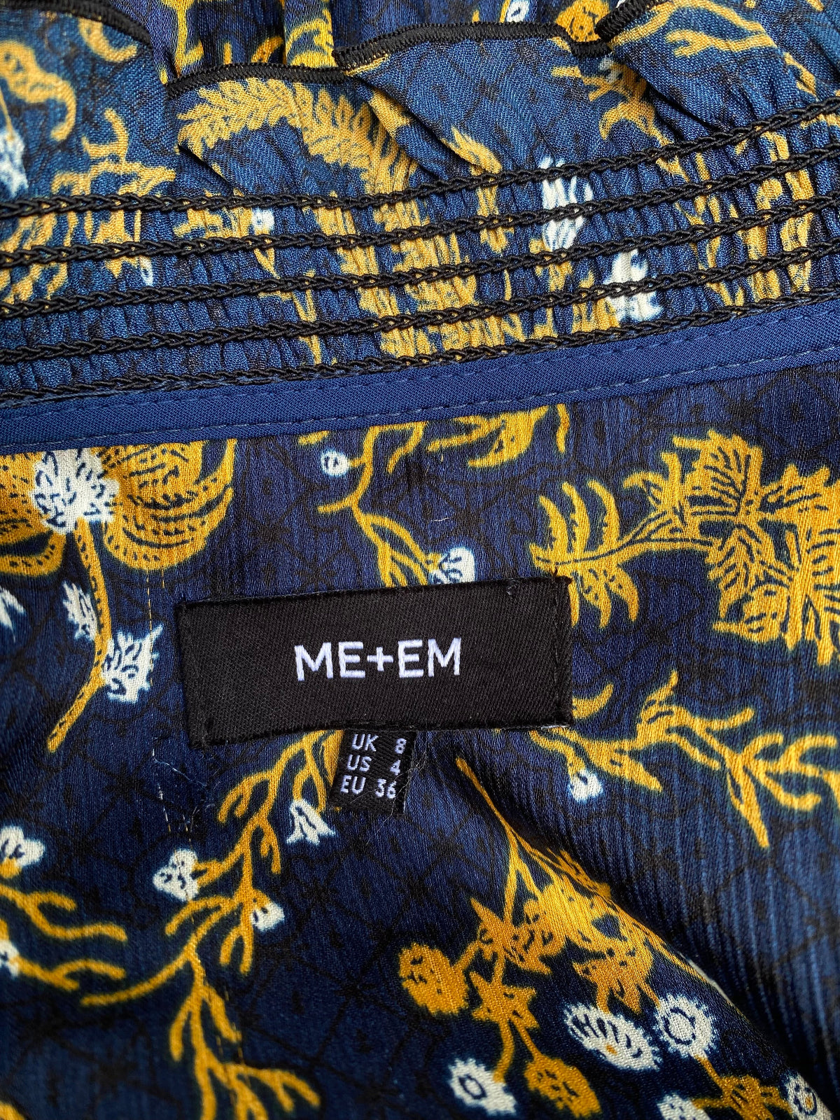ME+EM Floral Mini Dress UK8