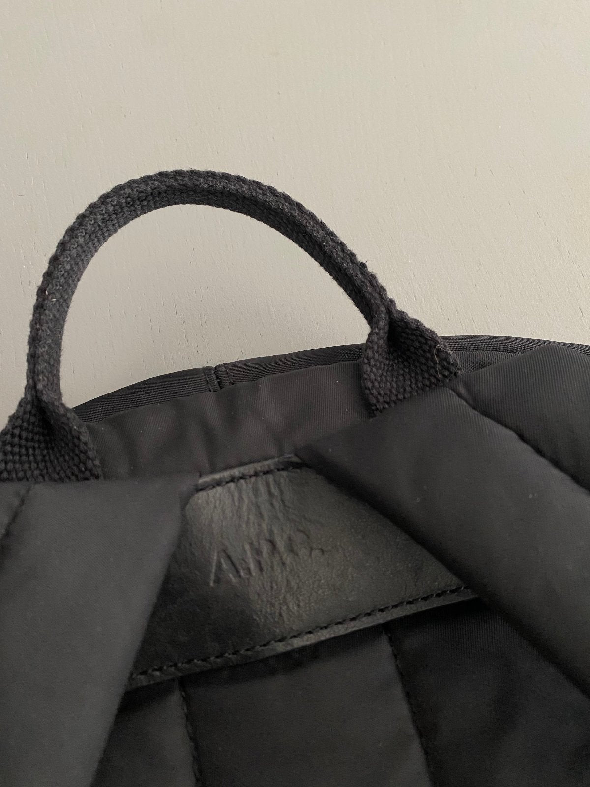 A.P.C. Tape Logo Backpack