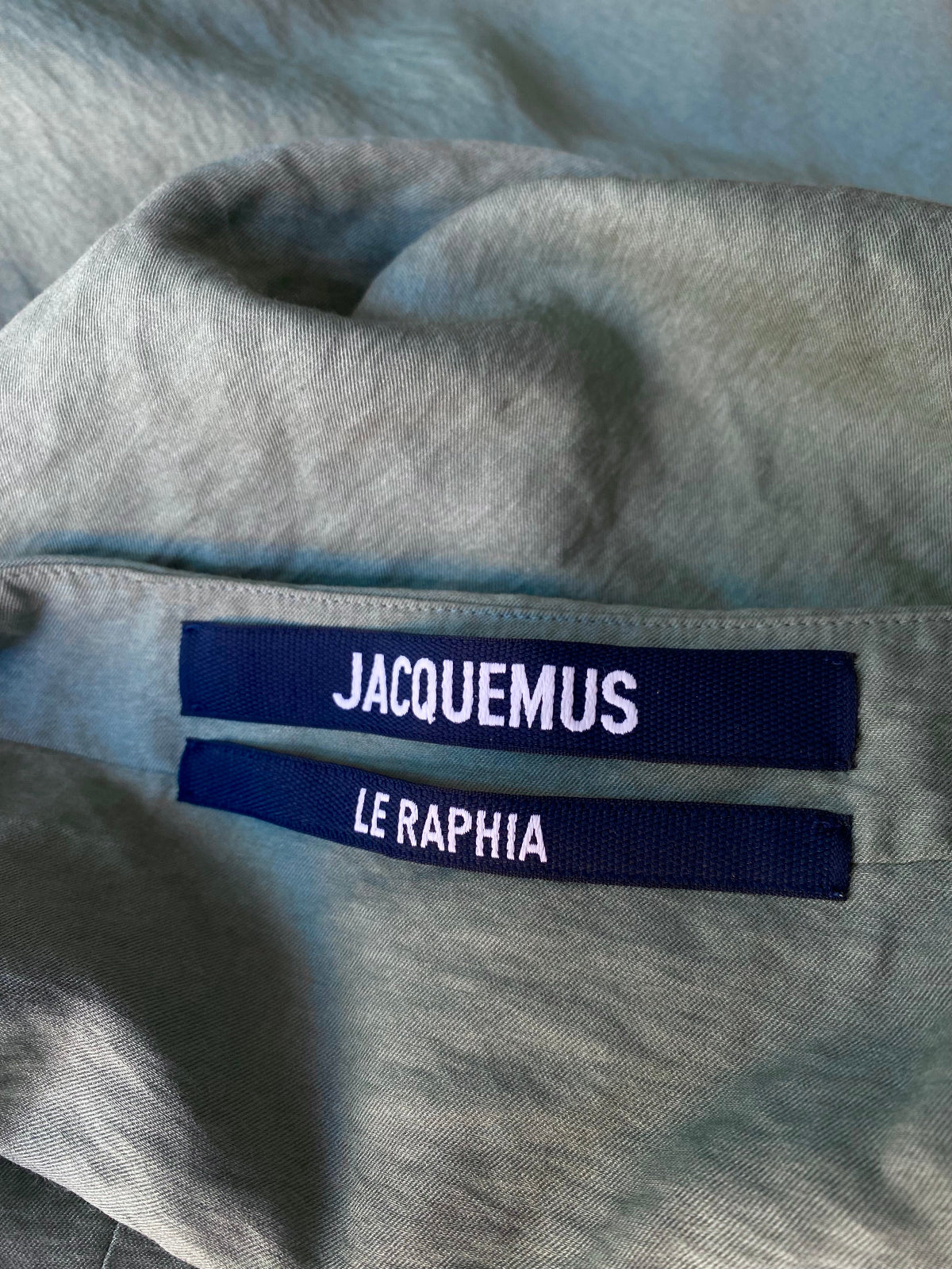 JACQUEMUS Le Raphia Dress UK8-10
