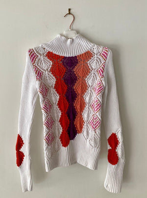 PETER PILOTTO Crochet Jumper Size XS