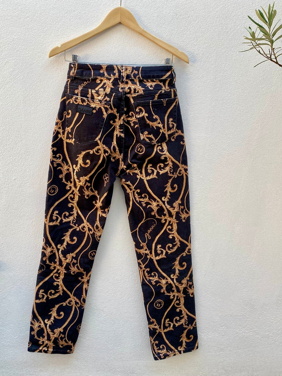 GANNI Printed Jeans W27