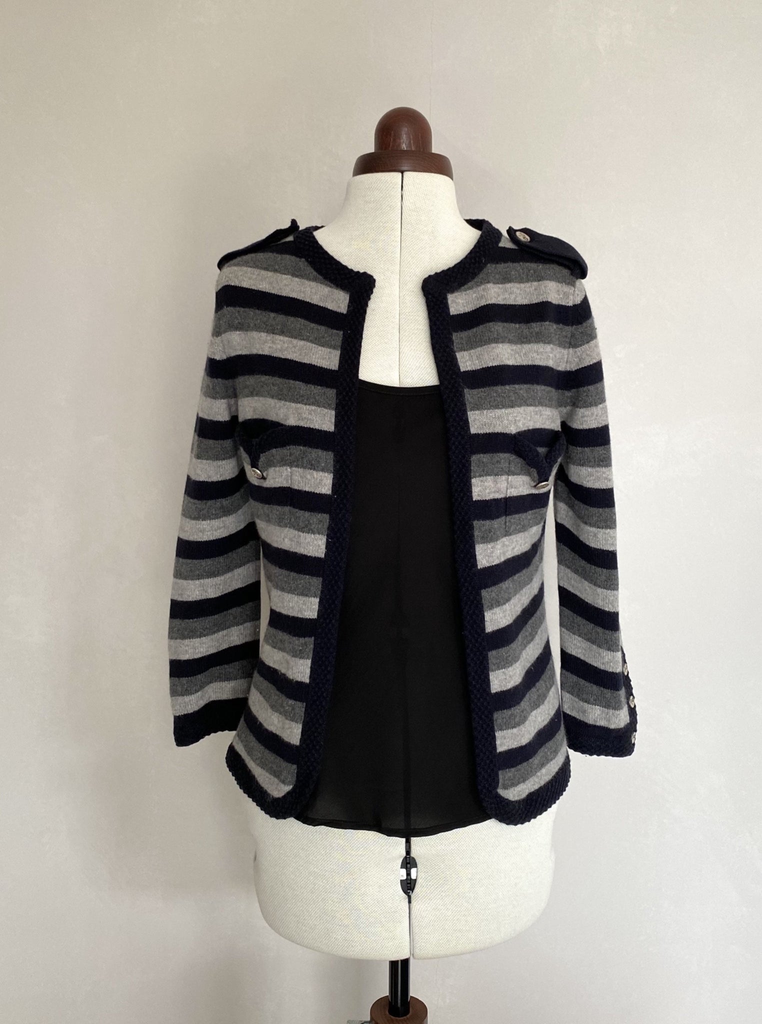 CHANEL Cashmere Cardigan UK8