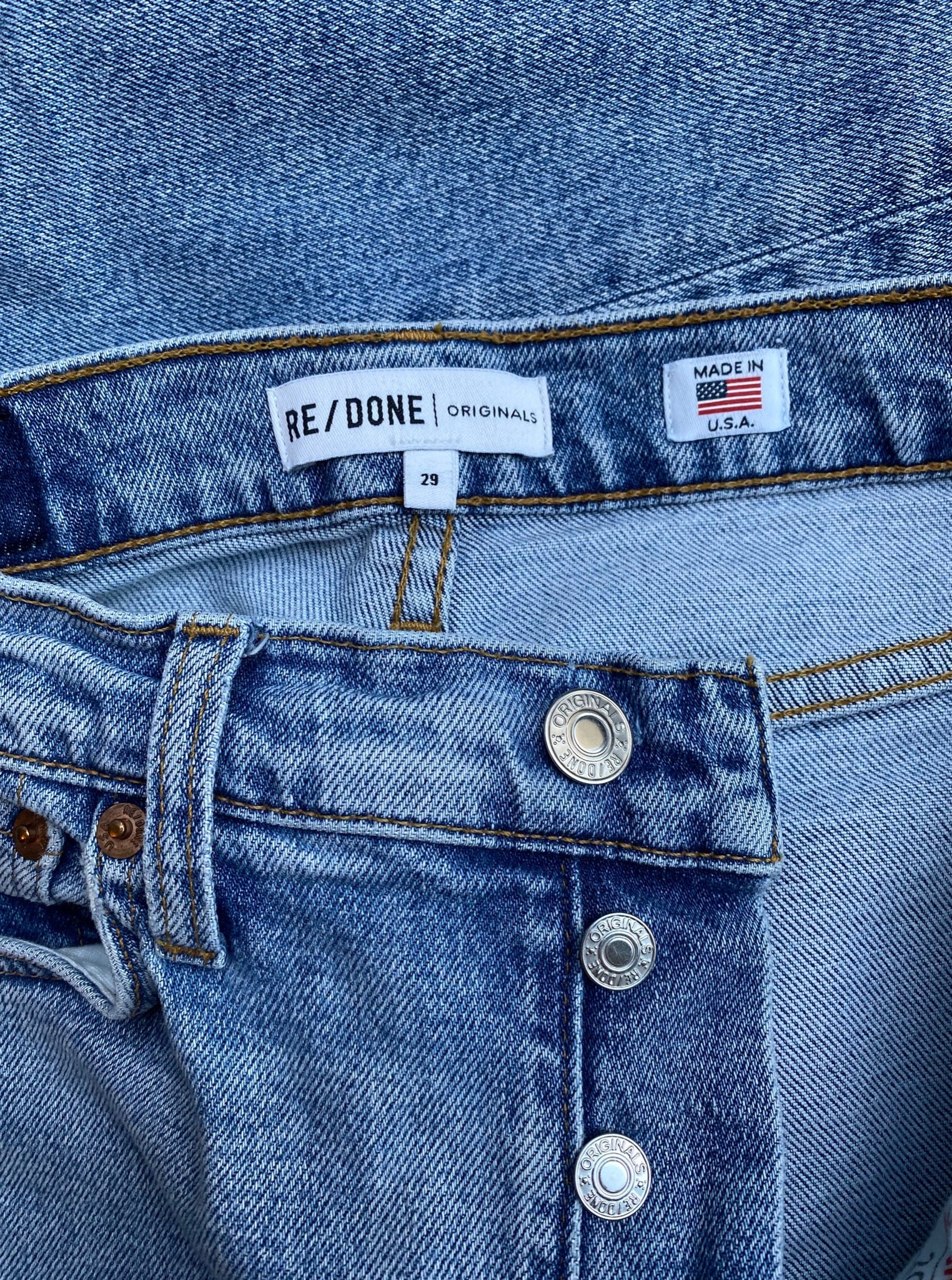 RE/DONE Light Blue Jeans Size W29