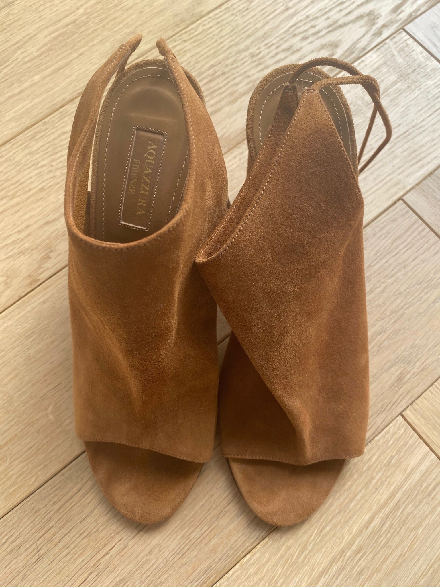 AQUAZZURA Suede Heels Size 38.5