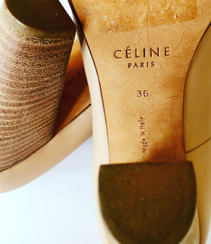 CELINE Leather Heels Size 36