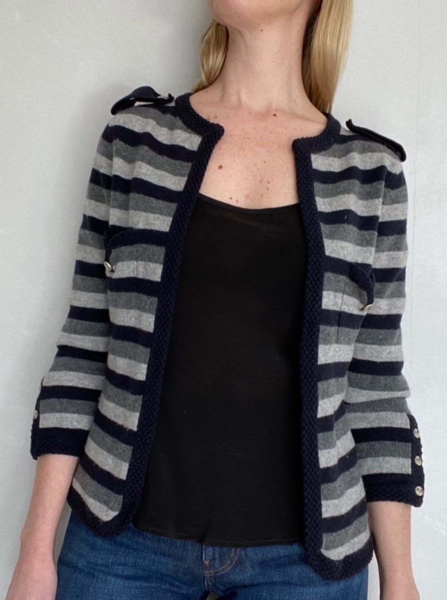 CHANEL Cashmere Cardigan UK8