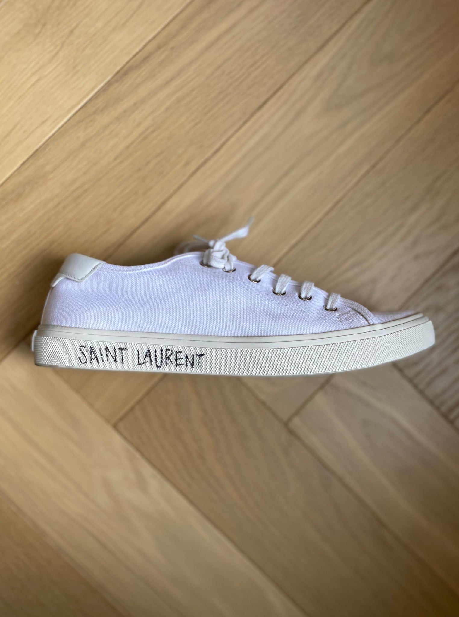 SAINT LAURENT Canvas Trainers Size 41