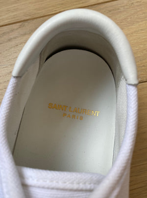 SAINT LAURENT Canvas Trainers Size 41