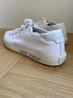 SAINT LAURENT Canvas Trainers Size 41