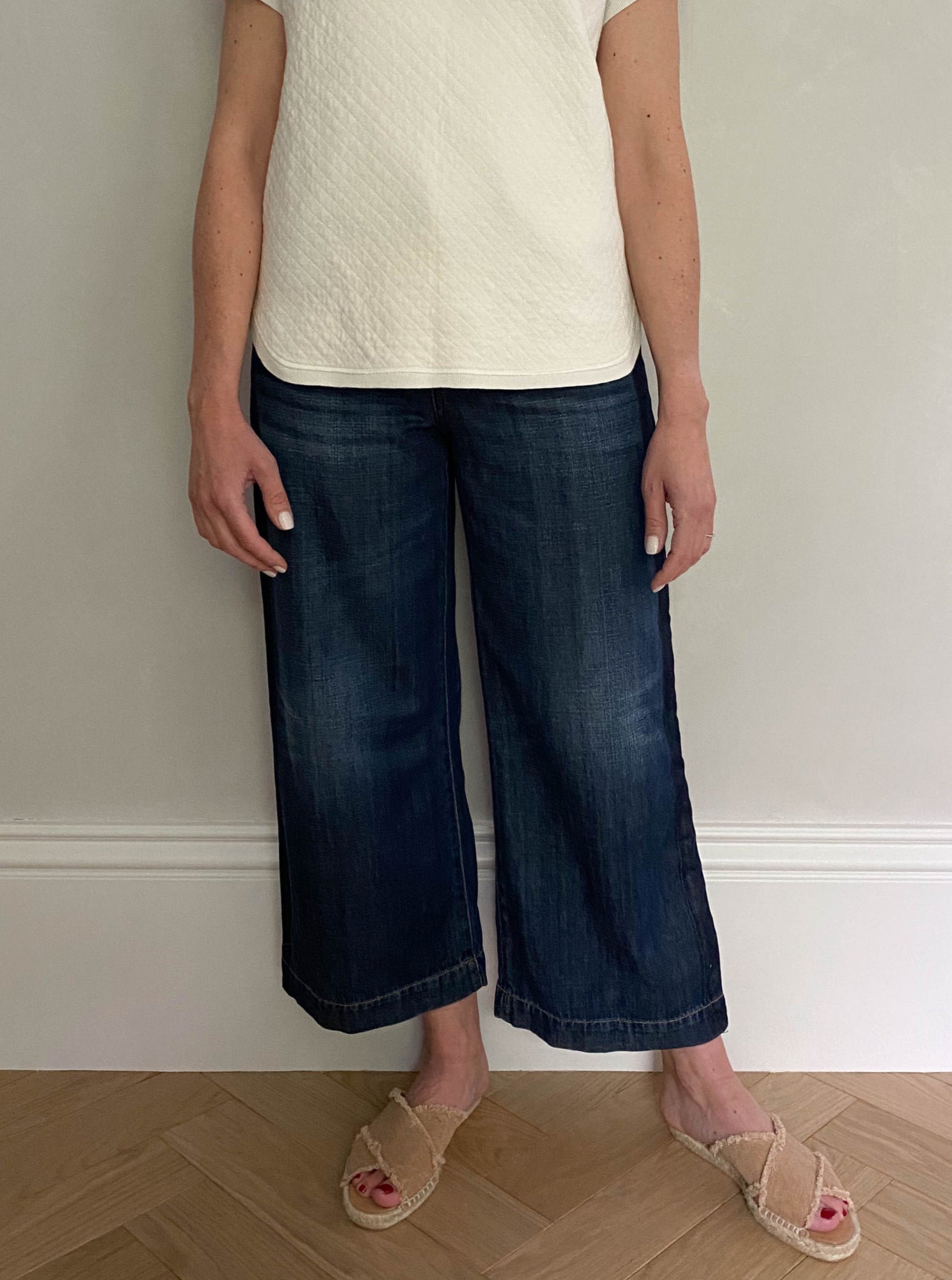 WEEKEND MAX MARA Denim Culottes UK8