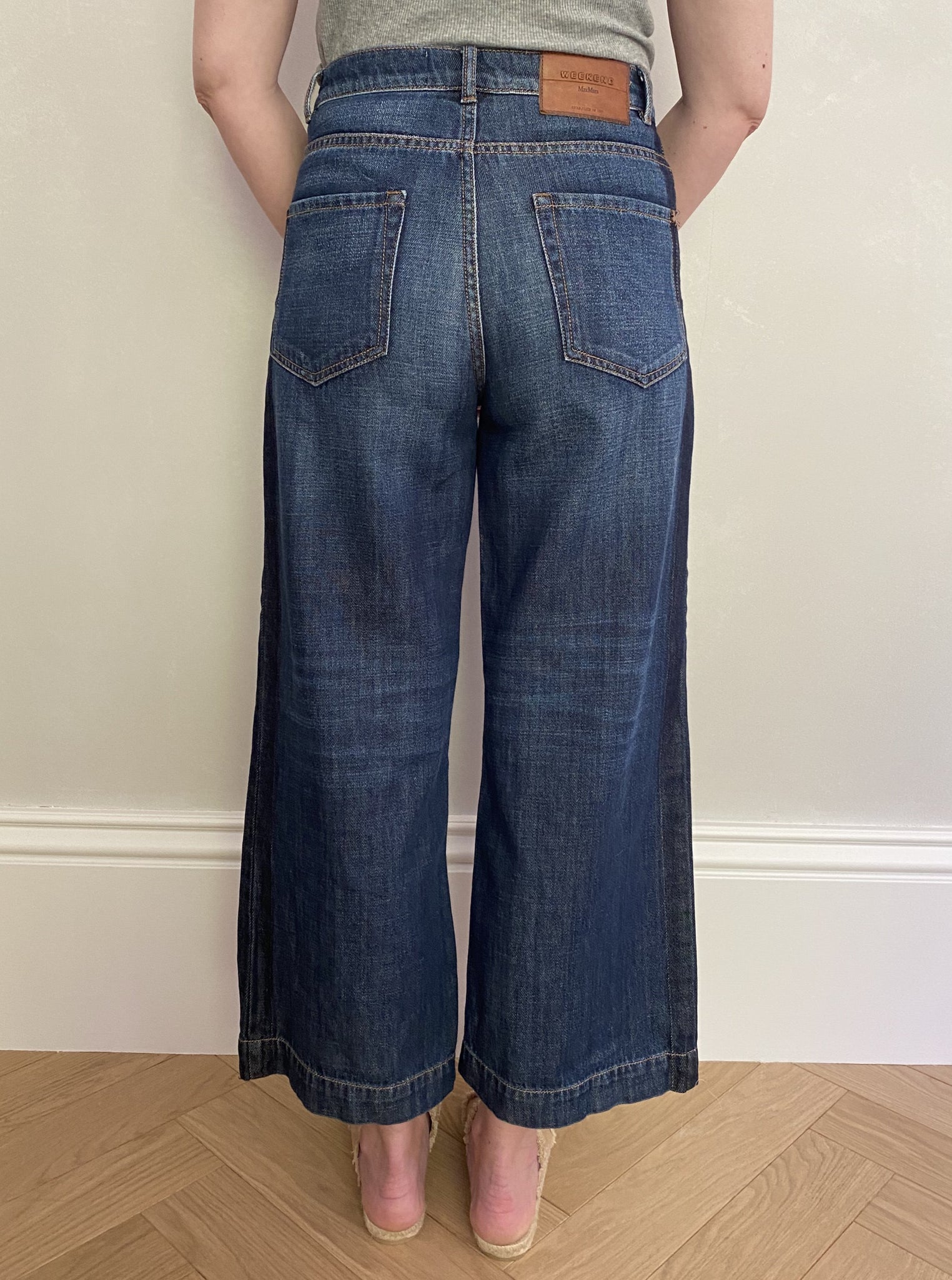 WEEKEND MAX MARA Denim Culottes UK8