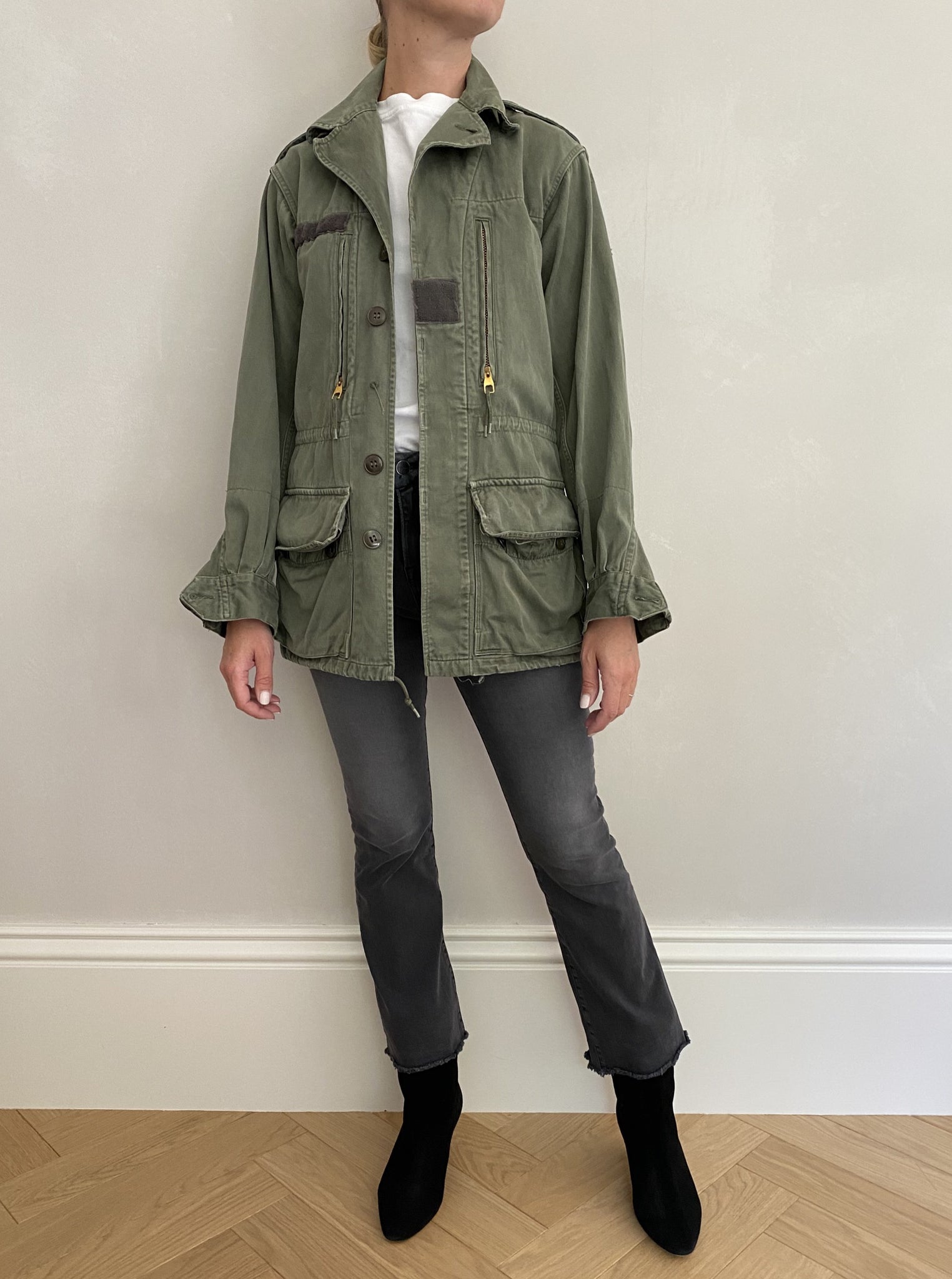 Vintage Military Jacket L